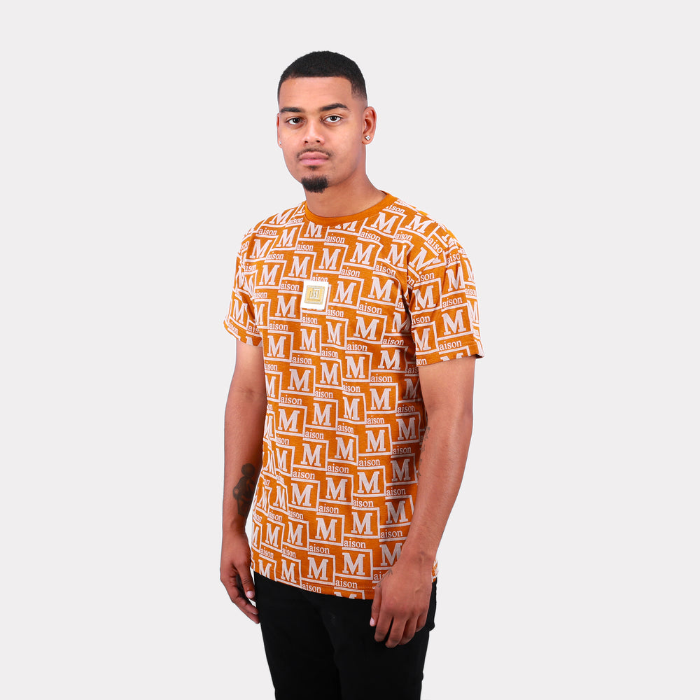 MDB Couture Men's Woven Monogram T-Shirt