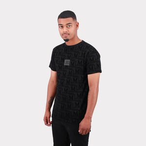 MDB Couture Men's Woven Monogram T-Shirt