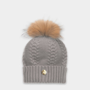 MDB Couture Women's Cable Knit Beanie