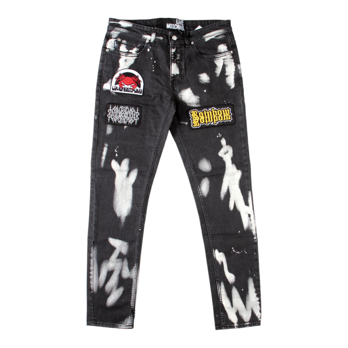 Love Moschino Men's Patch Denim Jeans