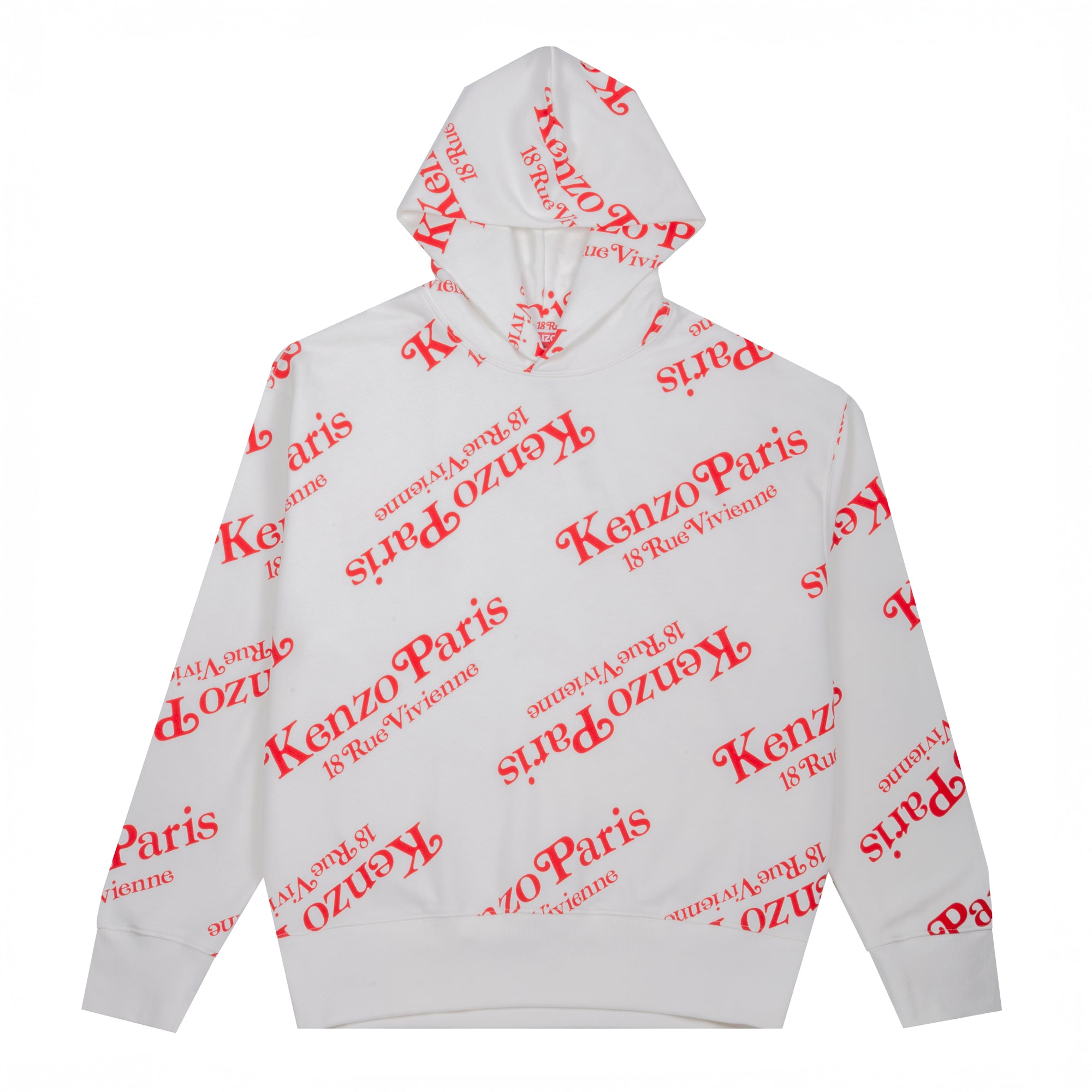 Kenzo By Verdy Oversized Hooded Unisex Sweatshirt Kenzo By Verdy Oversized Hooded Unisex Sweatshirt