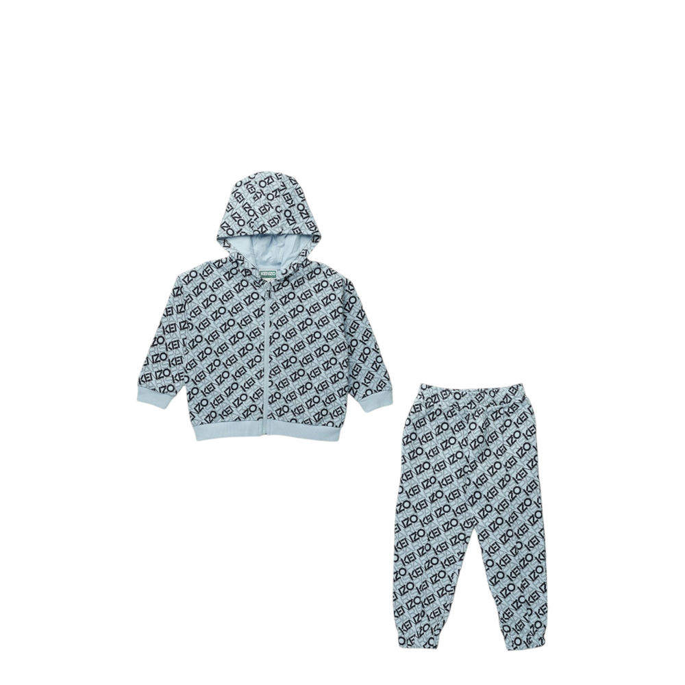 Kenzo Kids Toddler's All Over Print Logo Sweatsuit