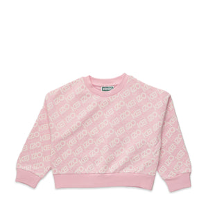 Kenzo Kids All-Over Logo Crewneck Sweatshirt