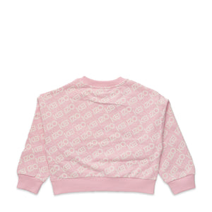 Kenzo Kids All-Over Logo Crewneck Sweatshirt