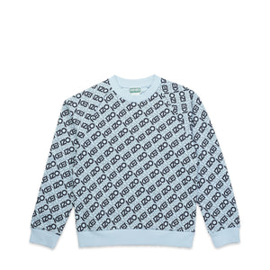 Kenzo Kids All-Over Logo Crewneck Sweatshirt