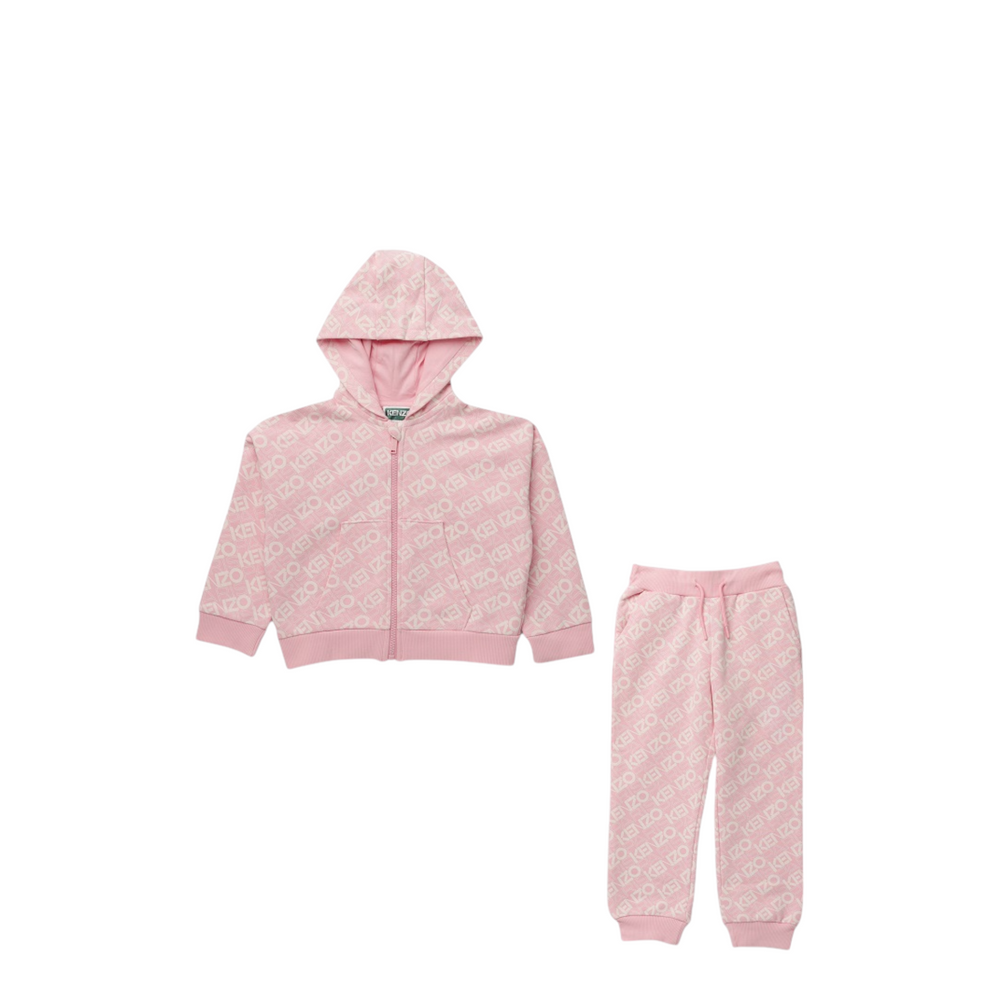 Kenzo Kids Toddler's All Over Print Logo Sweatsuit