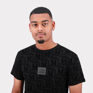 MDB Couture Men's Woven Monogram T-Shirt