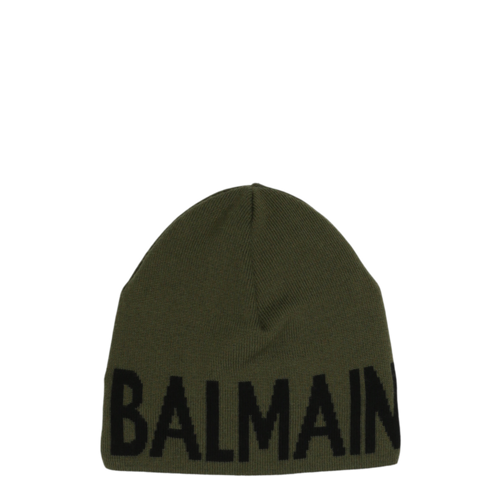 Balmain Kid's Logo Knit Beanie