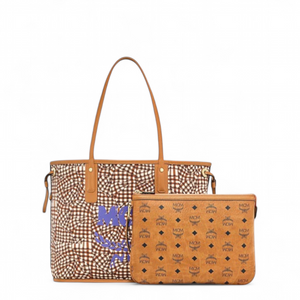 MCM Women's Medium Reversible Liz Shopper in Visetos