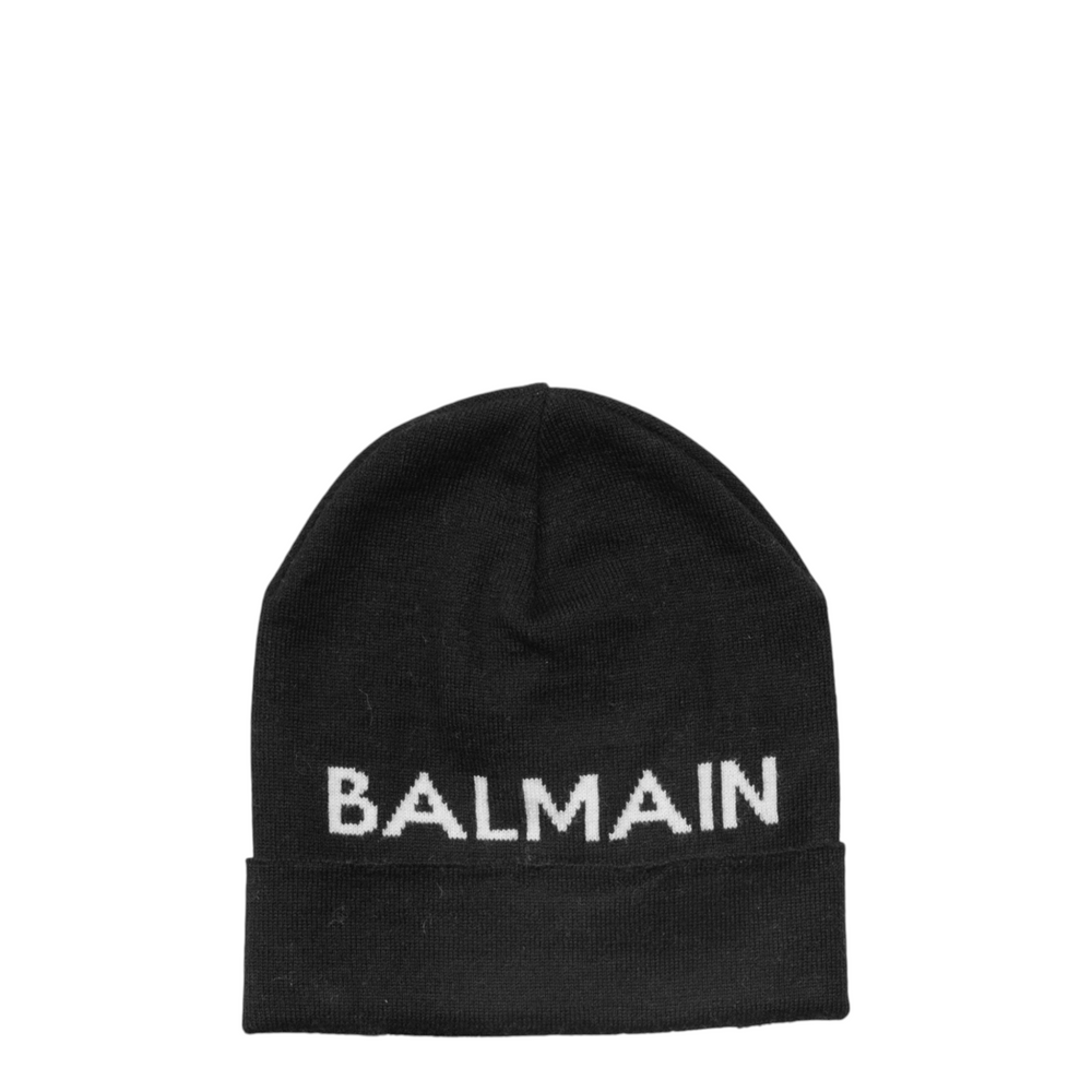 Balmain Kids Foldover Beanie