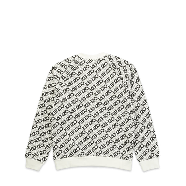 Kenzo Kids All-Over Logo Crewneck Sweatshirt