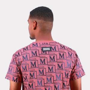 MDB Couture Men's Metallic Monogram T-shirt