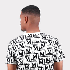MDB Couture Men's Woven Monogram T-Shirt