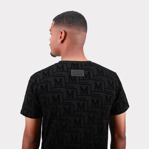 MDB Couture Men's Woven Monogram T-Shirt