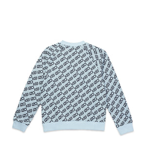 Kenzo Kids All-Over Logo Crewneck Sweatshirt