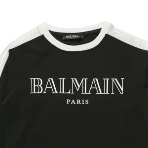 Balmain Kids Logo Long Sleeve T-Shirt