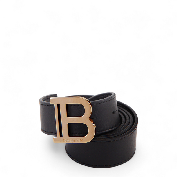 Balmain Kids Gold Logo Belt