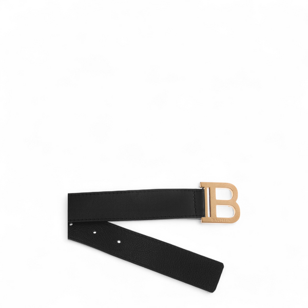 Balmain Kids Gold Logo Belt