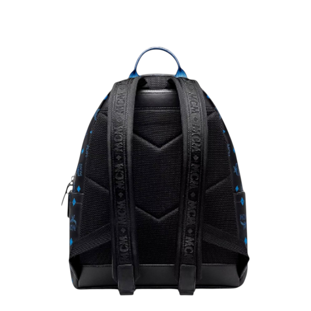 MCM Stark Backpack in Color Splash Logo Leather