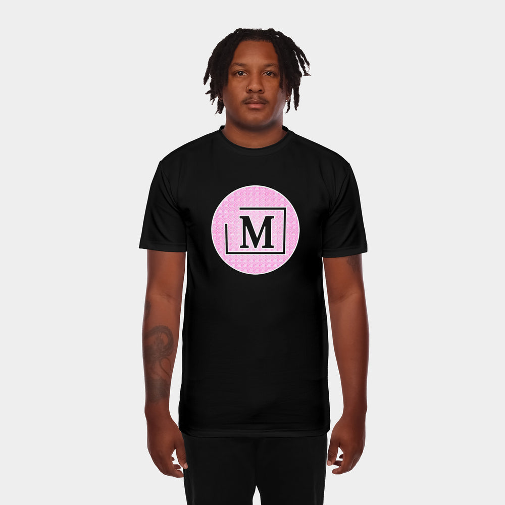MDB Brand Men's Circle Monogram Logo T-Shirt