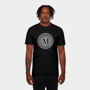 MDB Brand Men's Circle Monogram Logo T-Shirt