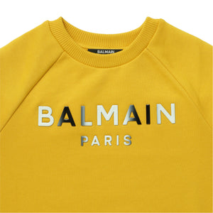 Balmain Kids Ombre Logo Crewneck Sweatshirt