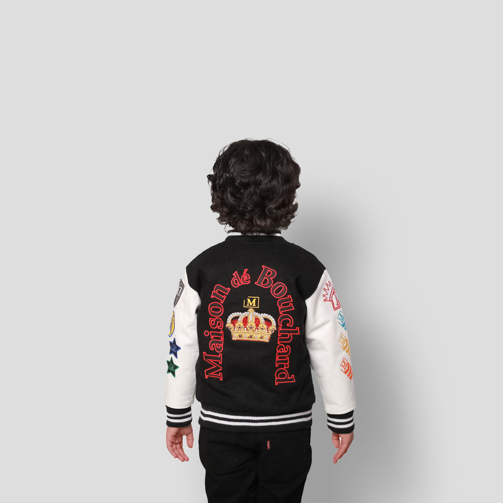 MDB Brand Kids Varsity Letterman Jacket