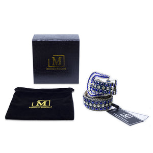 MDB Brand Men's Embellished Belt