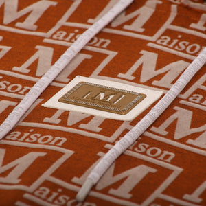 MDB Couture Men's Woven Monogram Hoodie