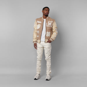 MDB Brand Men's Letterman Jacket