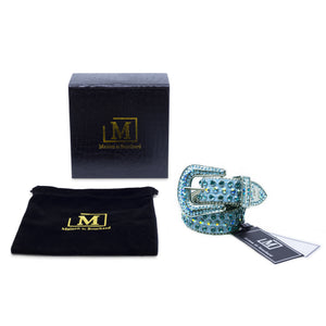 MDB Brand Men's Embellished Belt