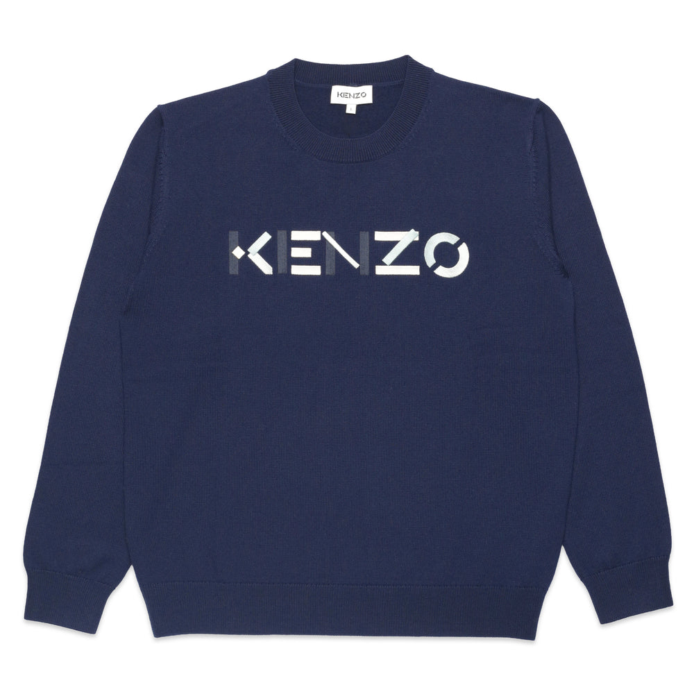 Kenzo Men's Woollen Embroidered Logo Sweater
