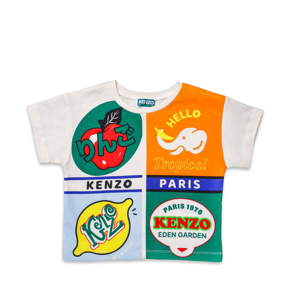Kenzo Kids Girl's Label Artworks T-Shirt