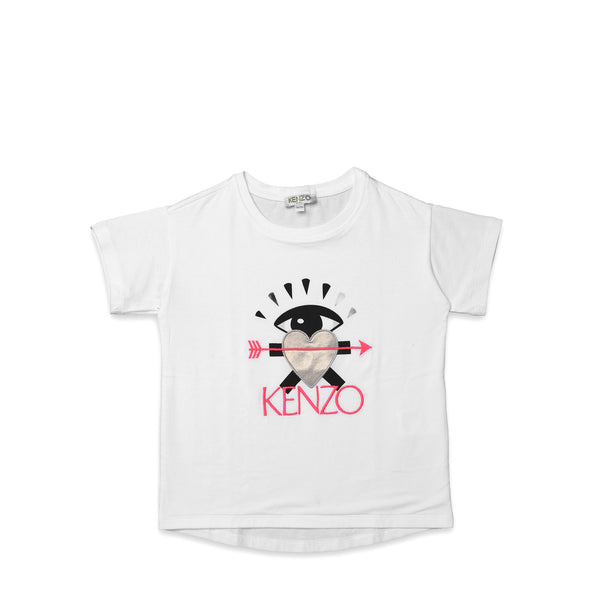 Kenzo Kids Jella Eye Heart Logo T-Shirt