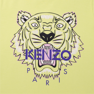 Kenzo Kids Girl's Tiger Logo T-Shirt