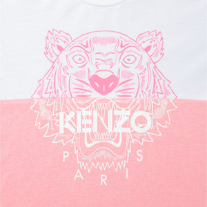 Kenzo Kids Girl's Color Block Tiger T-Shirt