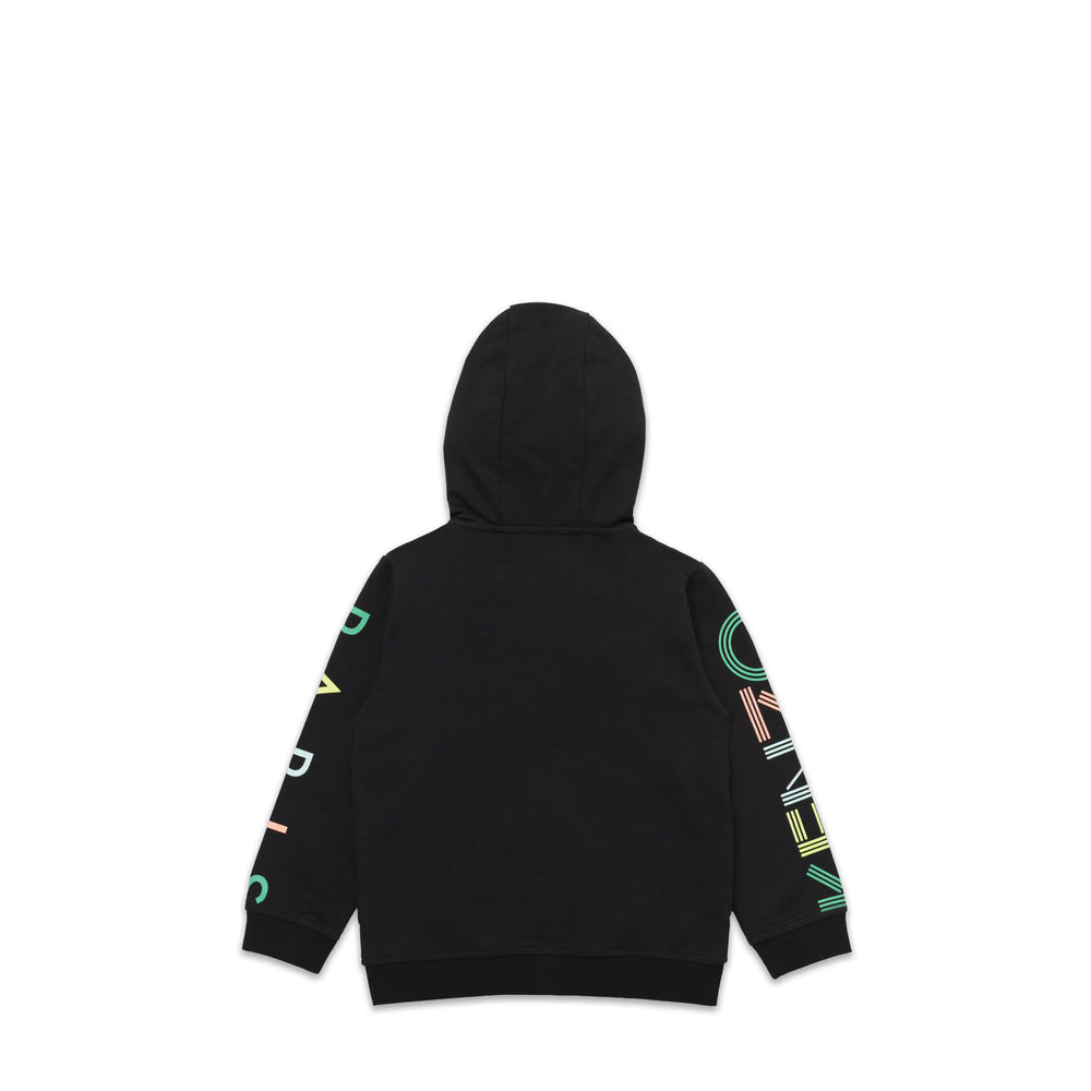 Kenzo Kids Multicolored Logo Hoodie Sweatshirt