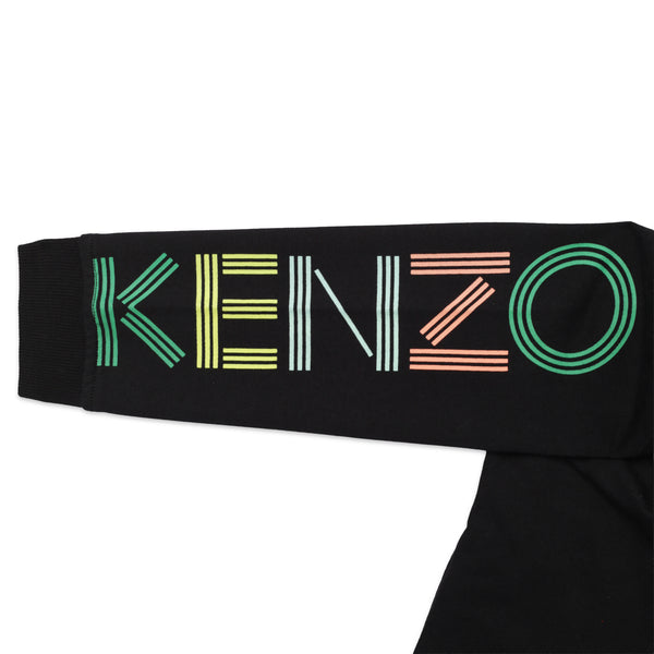Kenzo Kids Multicolored Logo Hoodie Sweatshirt