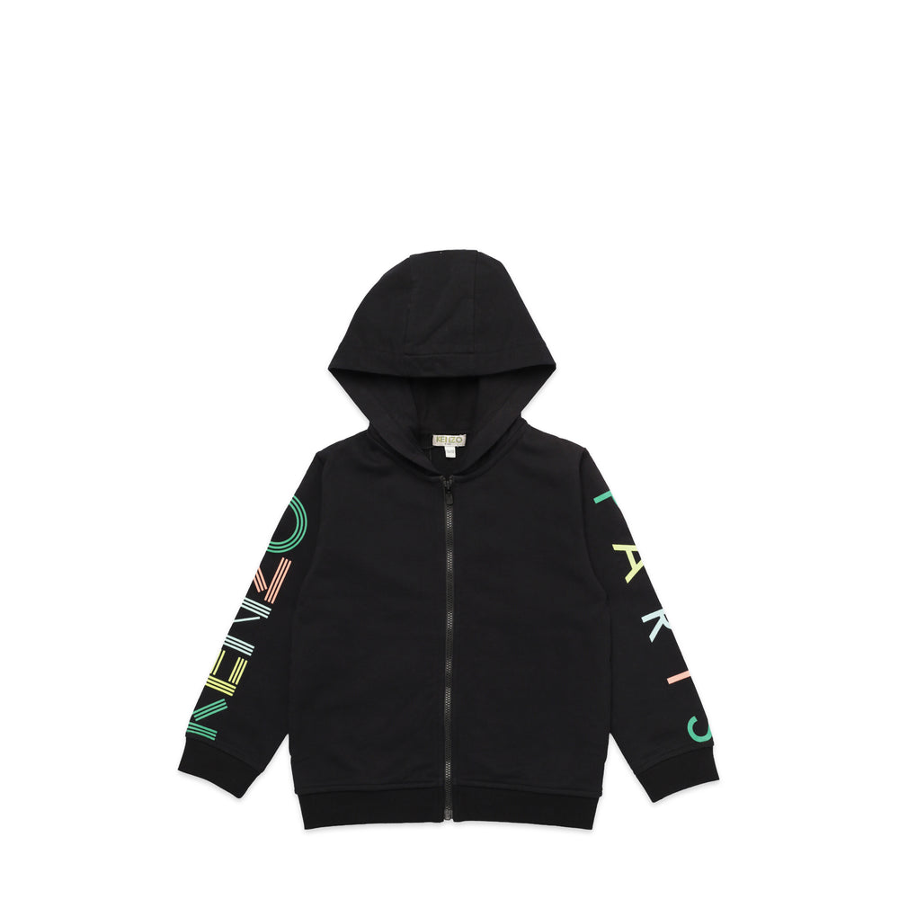 Kenzo Kids Multicolored Logo Hoodie Sweatshirt