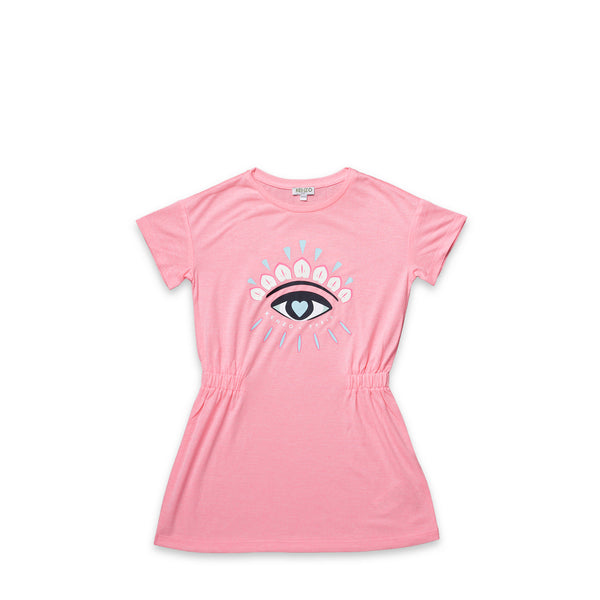 Kenzo Kids Girl's 'All-Seeing Eye' Logo Summer Dress