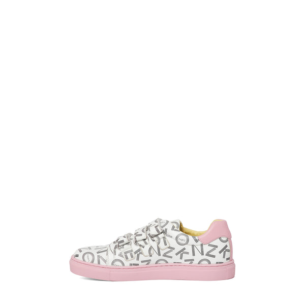Kenzo Kids Girl's Joaquina Monogram Logo Sneakers