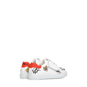 Kenzo Kids Multi-Logo Velcro Strap Sneakers