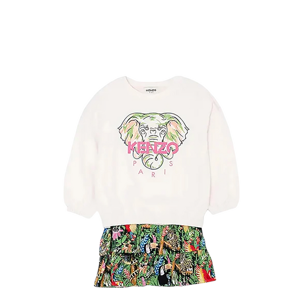 Kenzo Kids Tiger Floral Print Dress Set