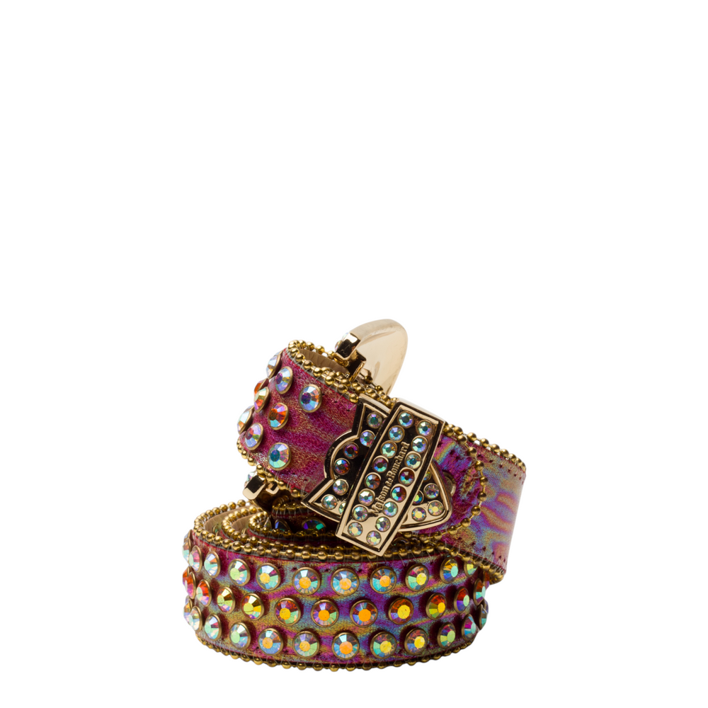 MDB Brand Men's Embellished Belt