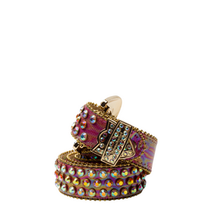 MDB Brand Men's Embellished Belt