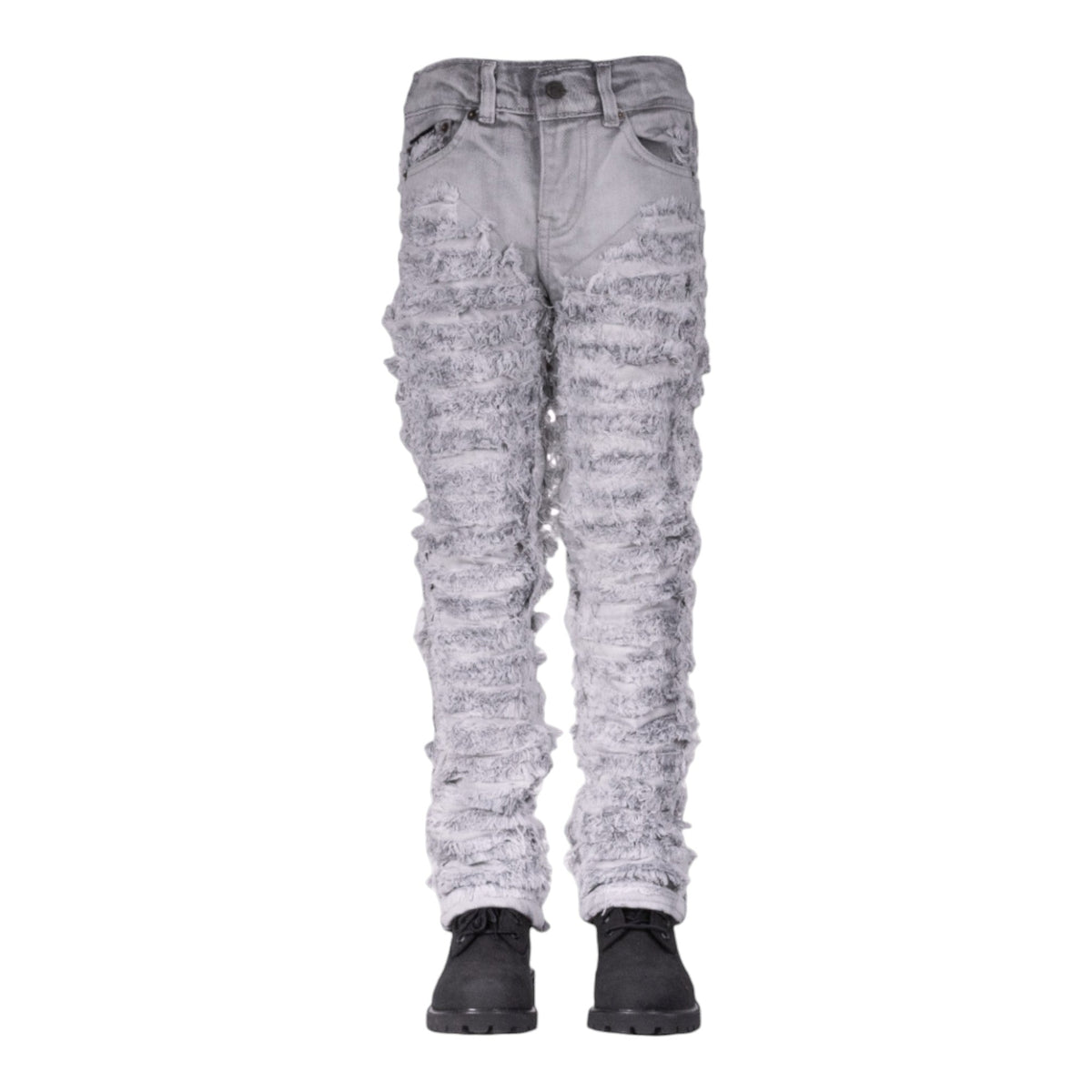 MDB Brand Kids Dual Color Stacked Jeans