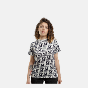 MDB Couture Women's Woven Monogram T-Shirt