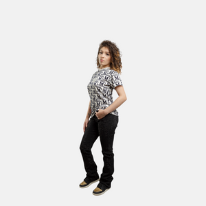 MDB Couture Women's Woven Monogram T-Shirt