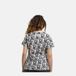 MDB Couture Women's Woven Monogram T-Shirt