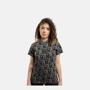 MDB Couture Women's Woven Monogram T-Shirt